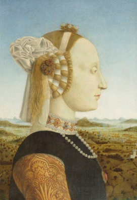 <p><mark data-color="blue" style="background-color: blue; color: inherit;">Portrait of Battista Sforza</mark></p>