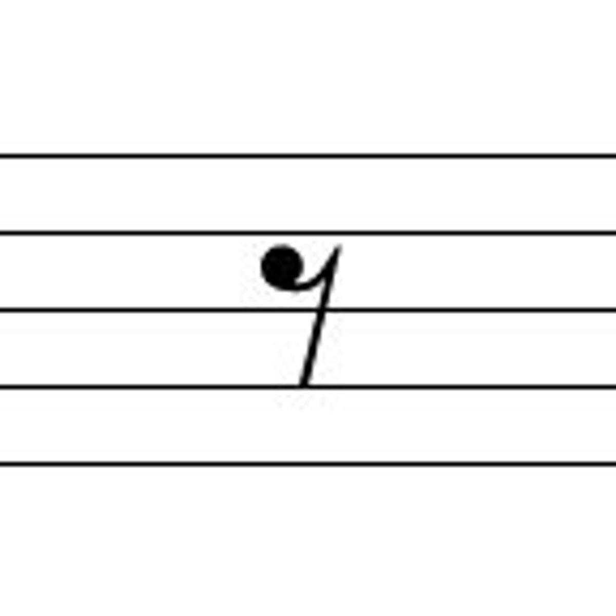 <p>1/2 beat of silence, or 1/8 of the bar</p>
