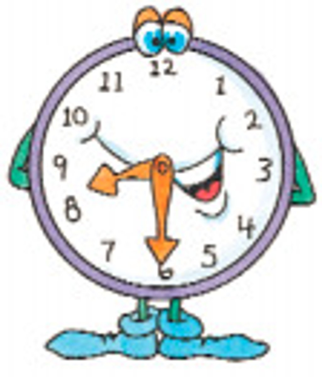 <p>half past</p>