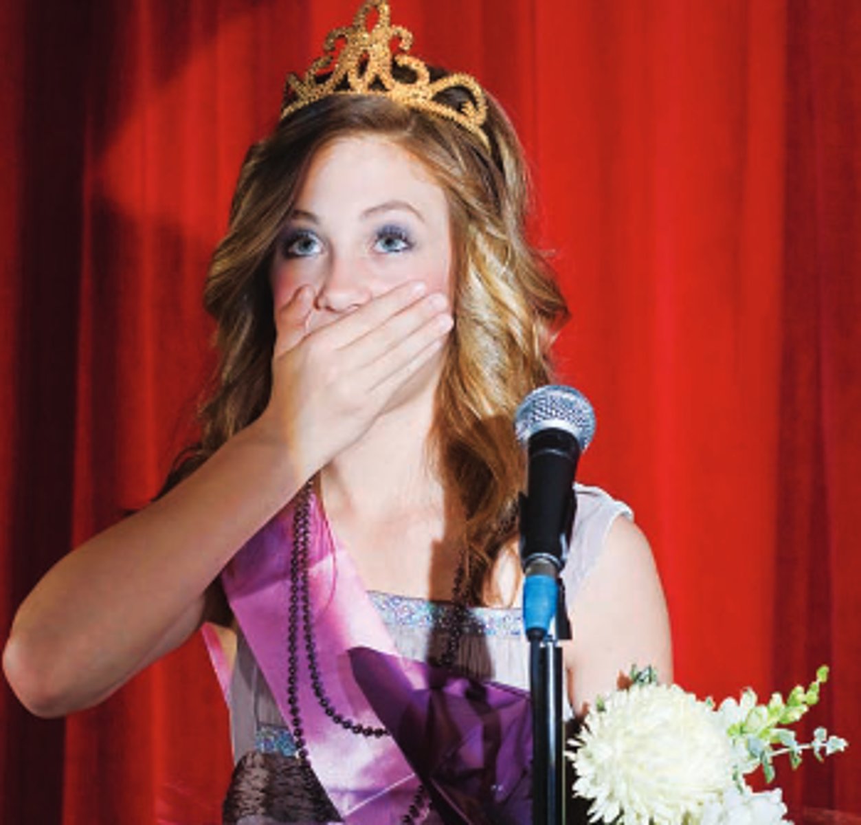<p>She was speechless when she saw the result.</p>