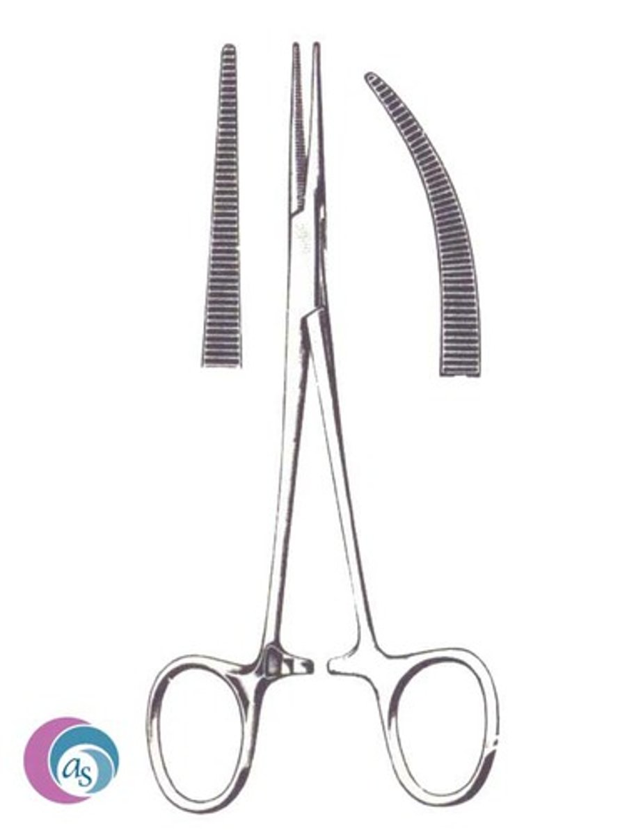 <p>Used to clamp medium vessels, fully serrated jaws for secure clamping.</p>