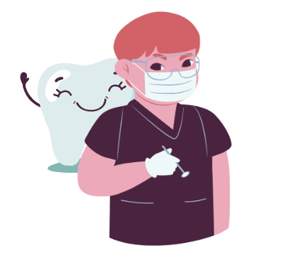 <p>un dentista/una dentista</p>