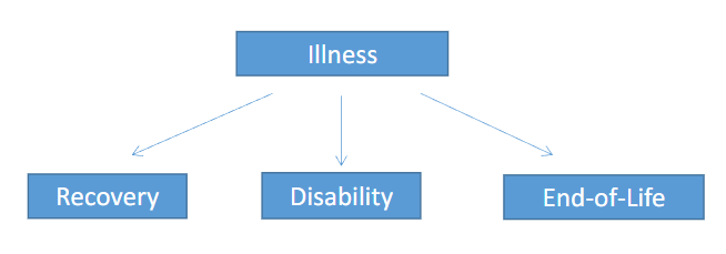 <p>Cluster of symptoms or complaints.</p><ul><li><p>It has a specific (organic) cause.</p></li><li><p>A defined course.</p></li><li><p>A specific outcome. </p></li></ul><p></p>