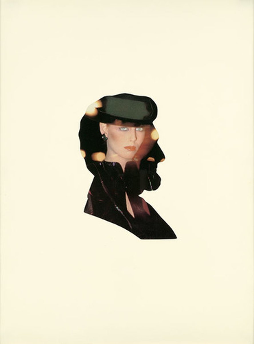 <p>Appropriation art, use of non-traditional media (collage), addresses secondwave feminism</p>