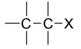 <p>X= F, Cl, Br, or I</p>