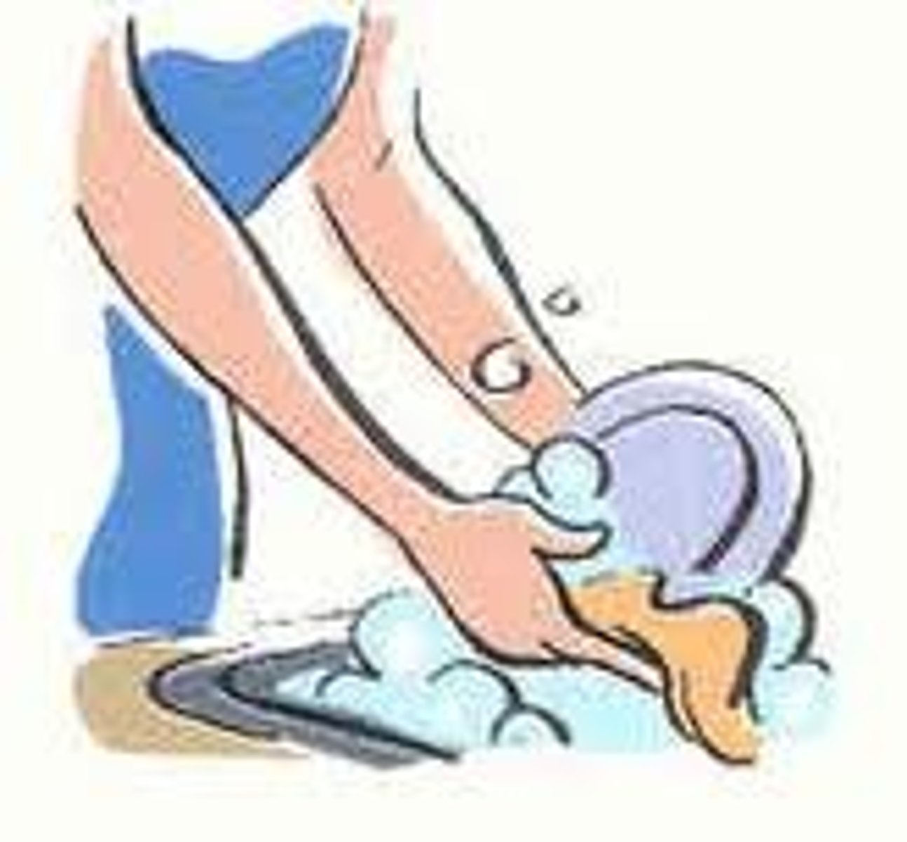 <p>to wash dishes</p>