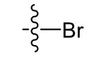<p>Bromo</p><p>Aromatic radicals: very lipophilic, highly absorbed</p><p>Notice that benzyl group is a phenyl attached to CH2 attached to</p><p>a heteroatom (X= O, or N, or S).</p>