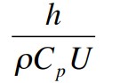 <p>=Nu/(RePr)</p>