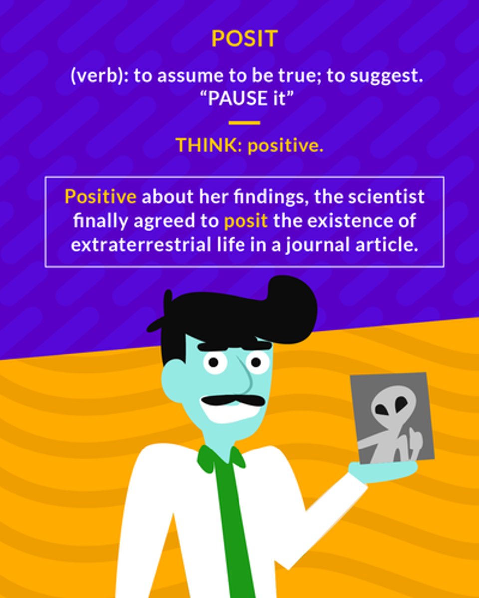 <p>assume as fact</p>