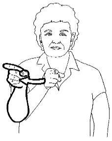 Point to the people to whom you
are referring, or from one side to
the other if they are not nearby