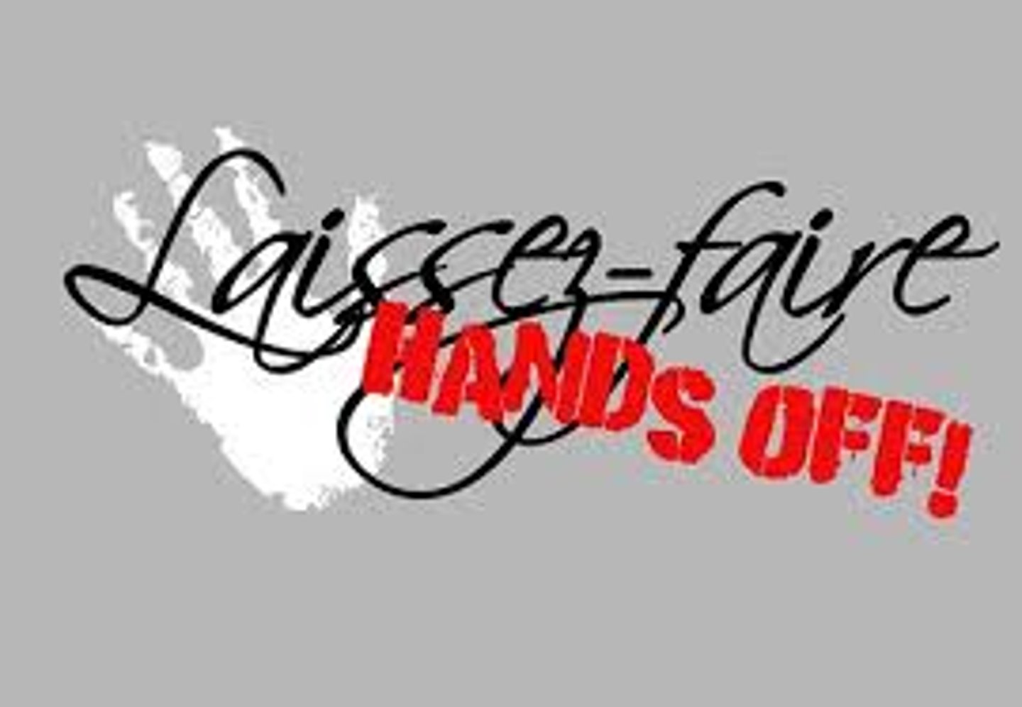 <p>Idea that government should play as small a role as possible in economic affairs.</p>