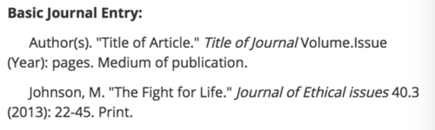 <p>Last, First. "Title." City of Publication: Publisher, Year. Medium of Publication.</p>