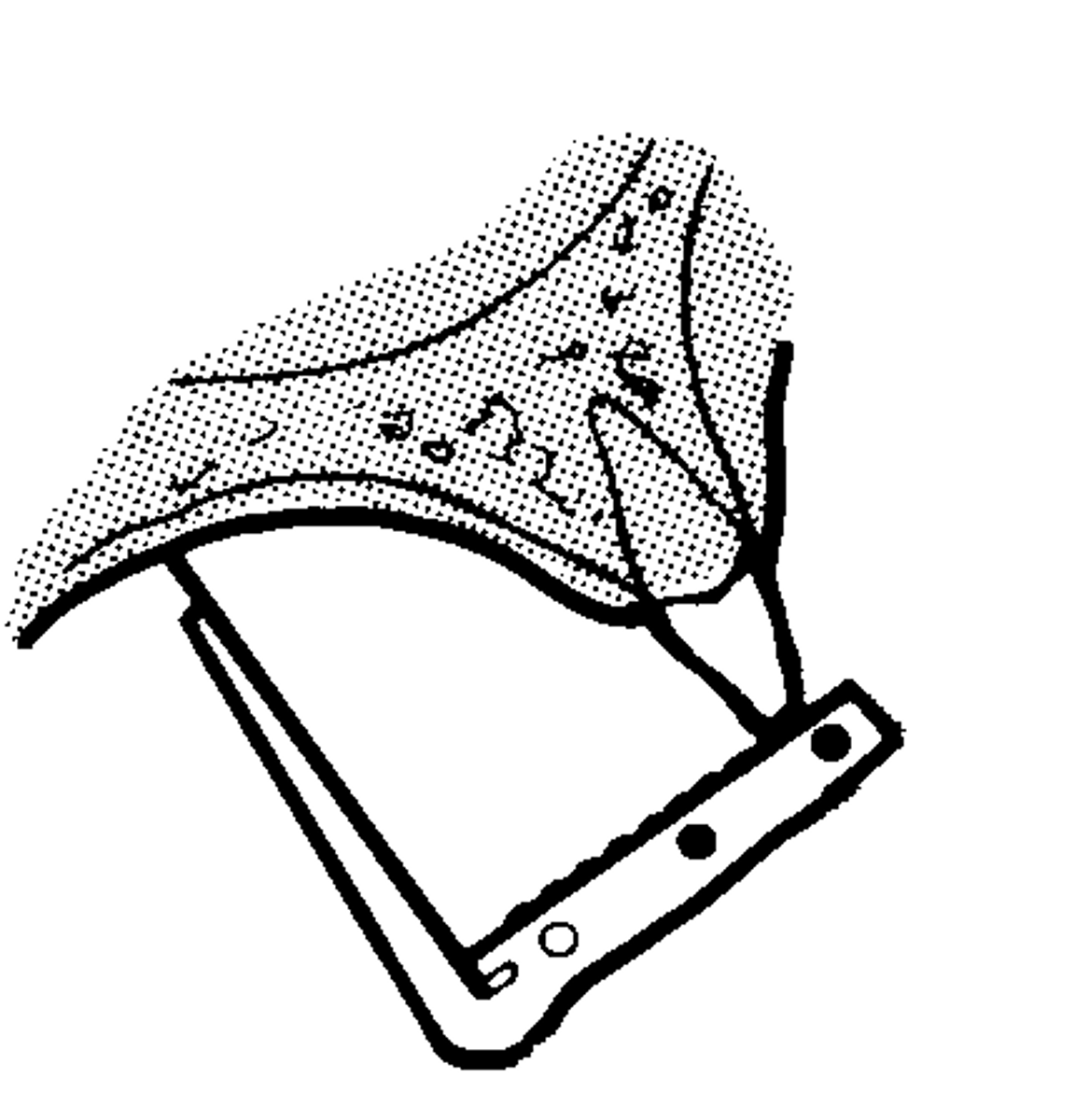 <p>Usually caused by the plate being placed too close to the teeth in the paralleling technique</p>