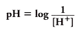 <p>In <strong>pure water [H+] and [OH-] are both 1x10<sup>-7</sup>M,</strong> and <strong>pH =7.0. [OH-]</strong> can also be expressed as <strong>pOH</strong> and has a value of <strong>7</strong>. For the equation describing dissociation of water, 1x10<sup>-14</sup>M=[H+][OH-]; taking negative logarithms of both sides, the equation becomes<strong> 14= pH +pOH.</strong> Table 1.1 presents the relationship between pH and [H+]</p>