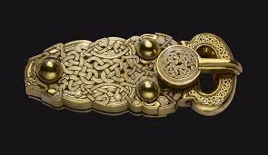 <p>(Anglo-Saxon) Buckle from Sutton Hoo: Made in-</p>