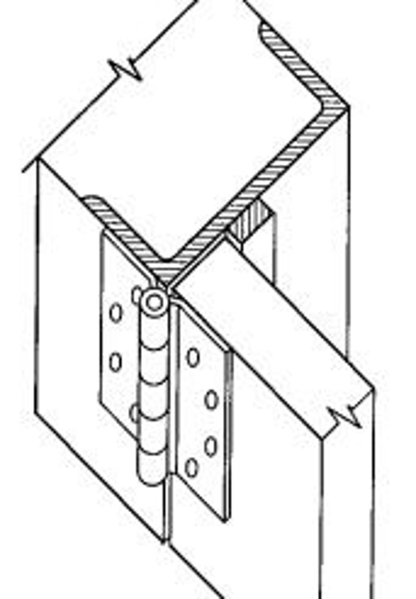 <p>Both leaves are applied to the surface, one to the door and the other to the frame</p>