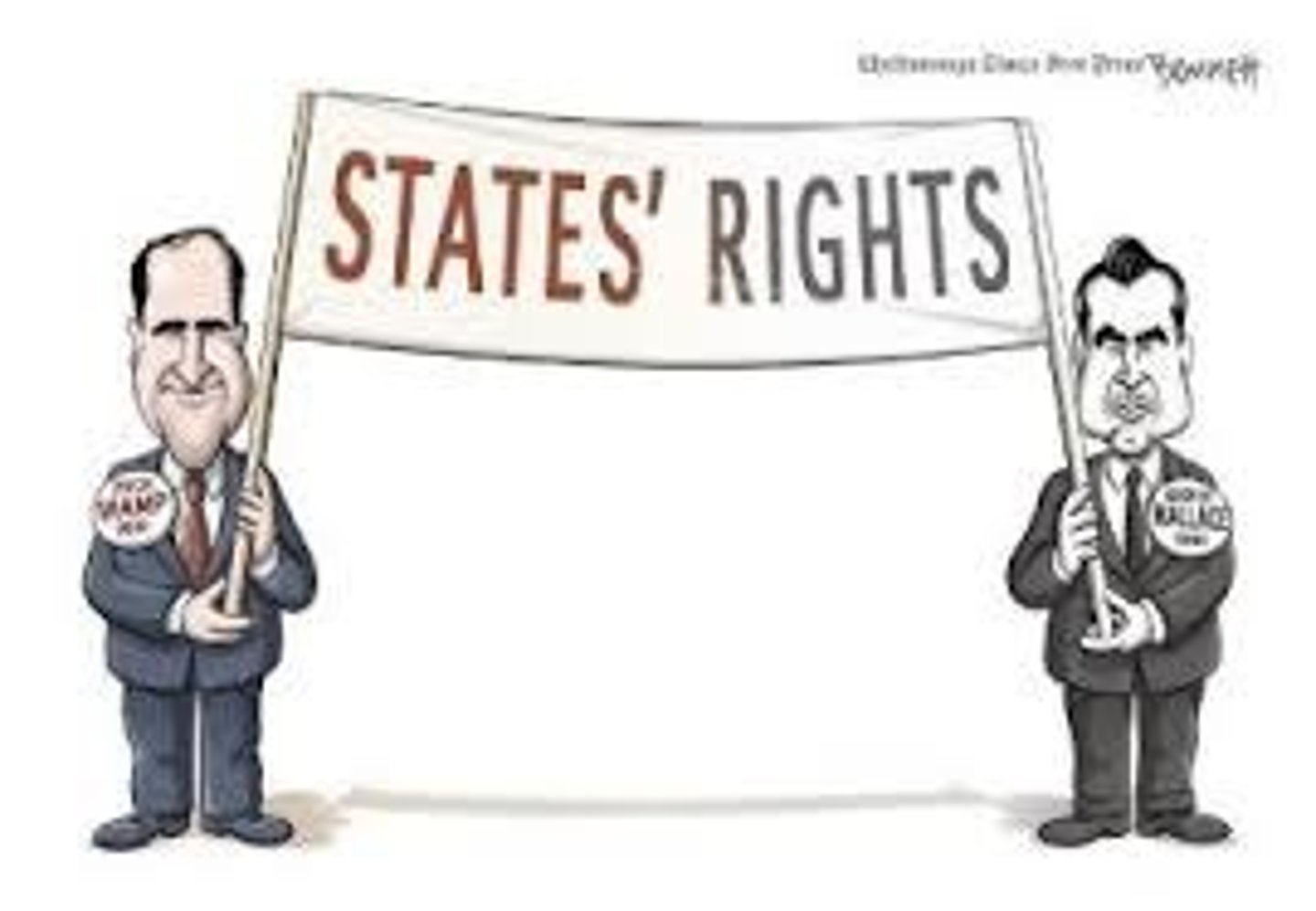 <p>powers not granted to the national government are set aside for the state governments (confirmed in the 10th Amendment; example = control education)</p>