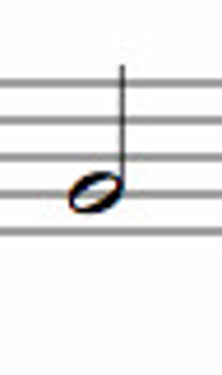 <p>half note</p>