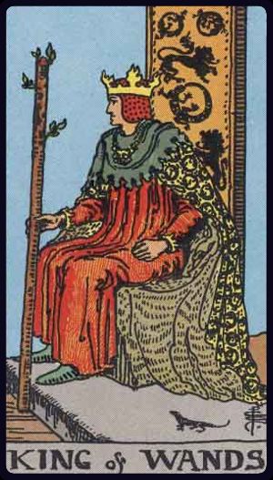 <p>KING OF WANDS</p>