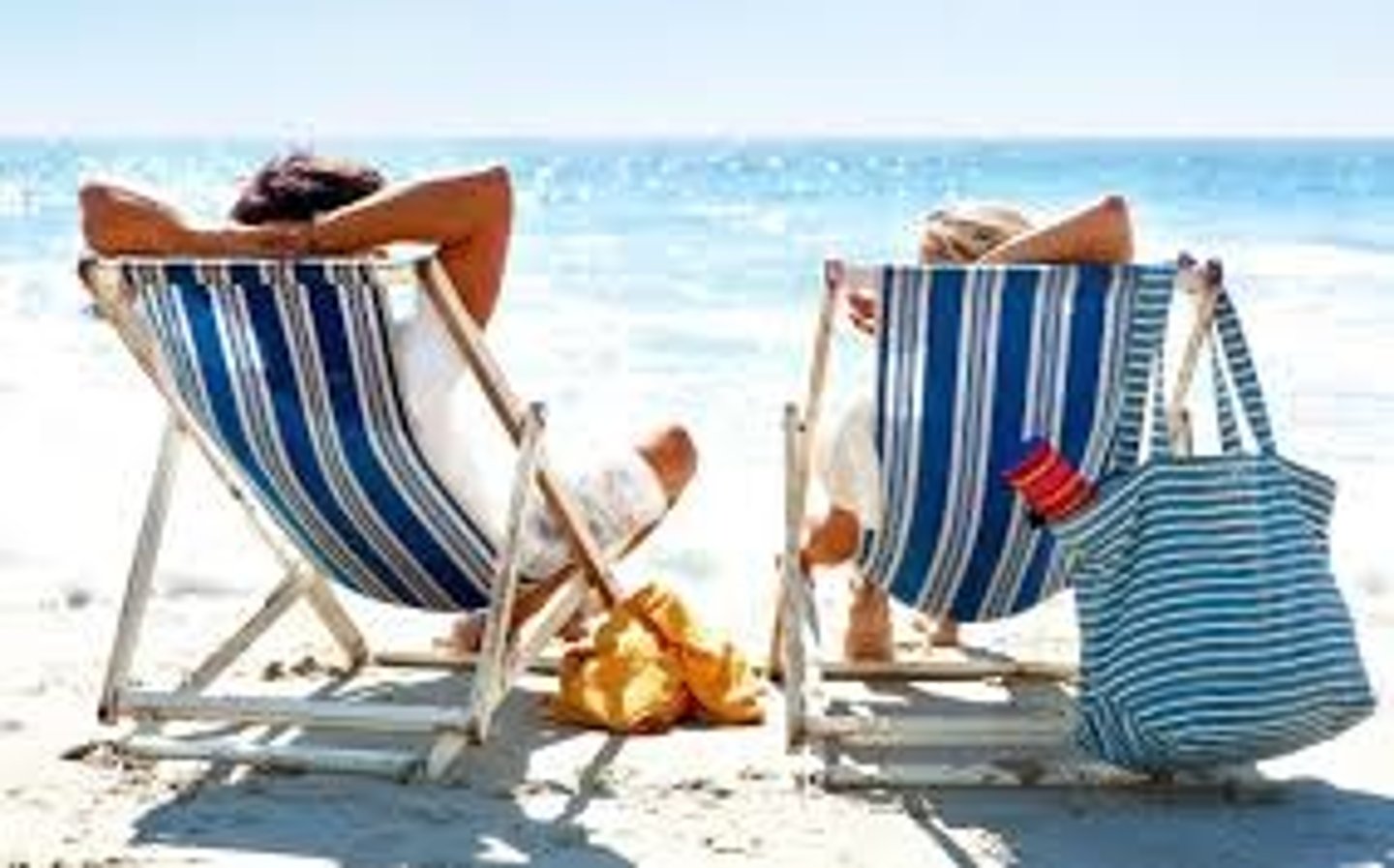 <p>to sunbathe on the beach</p>