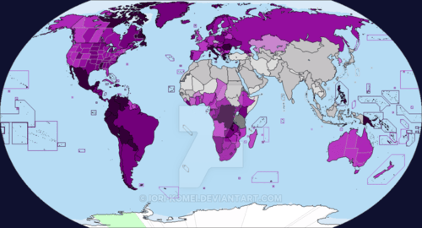 <p>A religion of 2.2 billion people; The largest universalizing religion by followers and the most widespread.</p>