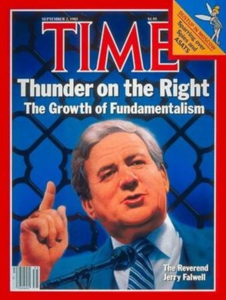 <p>A prominent American political organization associated with the Christian right and Republican Party. It was founded in 1979 by Baptist minister Jerry Falwell.</p>