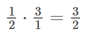 <p>numerator x reciprocal of denominator</p>