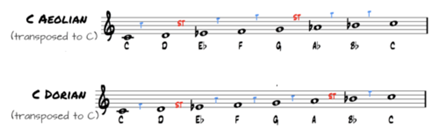 <p>Modal and diatonic</p>
