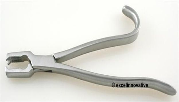 <ul><li><p>heavy weight forceps used to hold bone and bone fragments for fixation</p></li><li><p>comes with or without ratchet</p></li></ul>