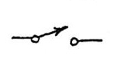 <p>A simple on/off switch that controls a single circuit.</p>