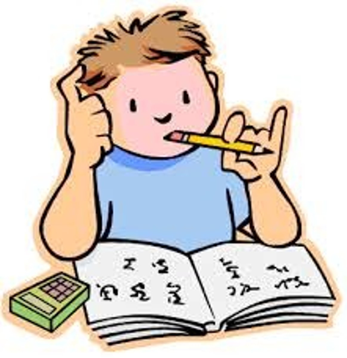 <p>a male student</p>