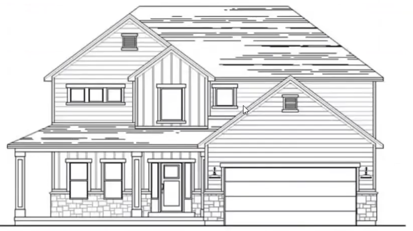 <ul><li><p>shows what will be visible from a certain [erspective</p></li><li><p>no measurements</p></li><li><p><span style="font-family: &quot;Lato Extended&quot;">Is drawn completely flat</span></p></li><li><p><span style="font-family: &quot;Lato Extended&quot;">vertical</span></p></li></ul><p></p>