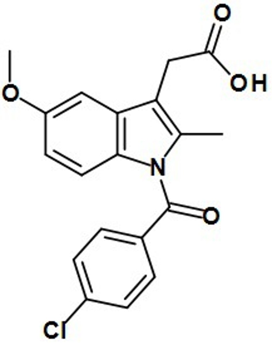 <p>non selective pseudo irreversible COX inhibitor</p>
