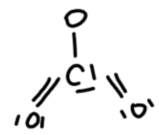 <p>3 resonance structures</p><p>neg charge from O with single bond</p>