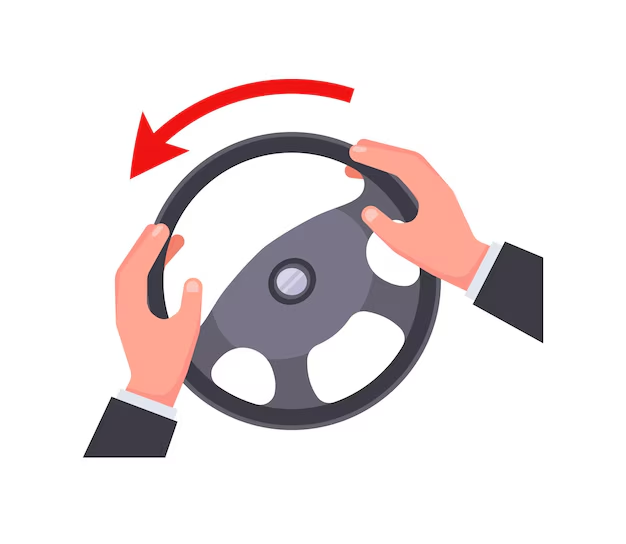 <p>Turning your steering wheel while driving is an example of what?</p>