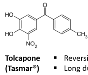 <p>Tolcapone/Tasmar</p>