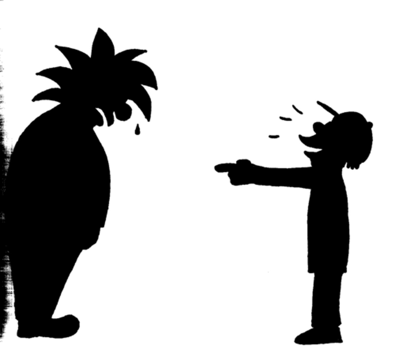 <p>rudely criticizing</p>