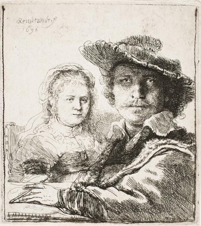 <p>Self-Portrait with Saskia</p>