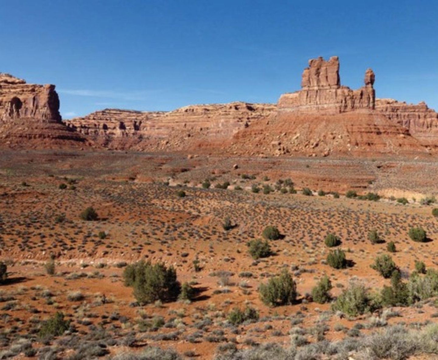 <p>The lack of precipitation.</p>