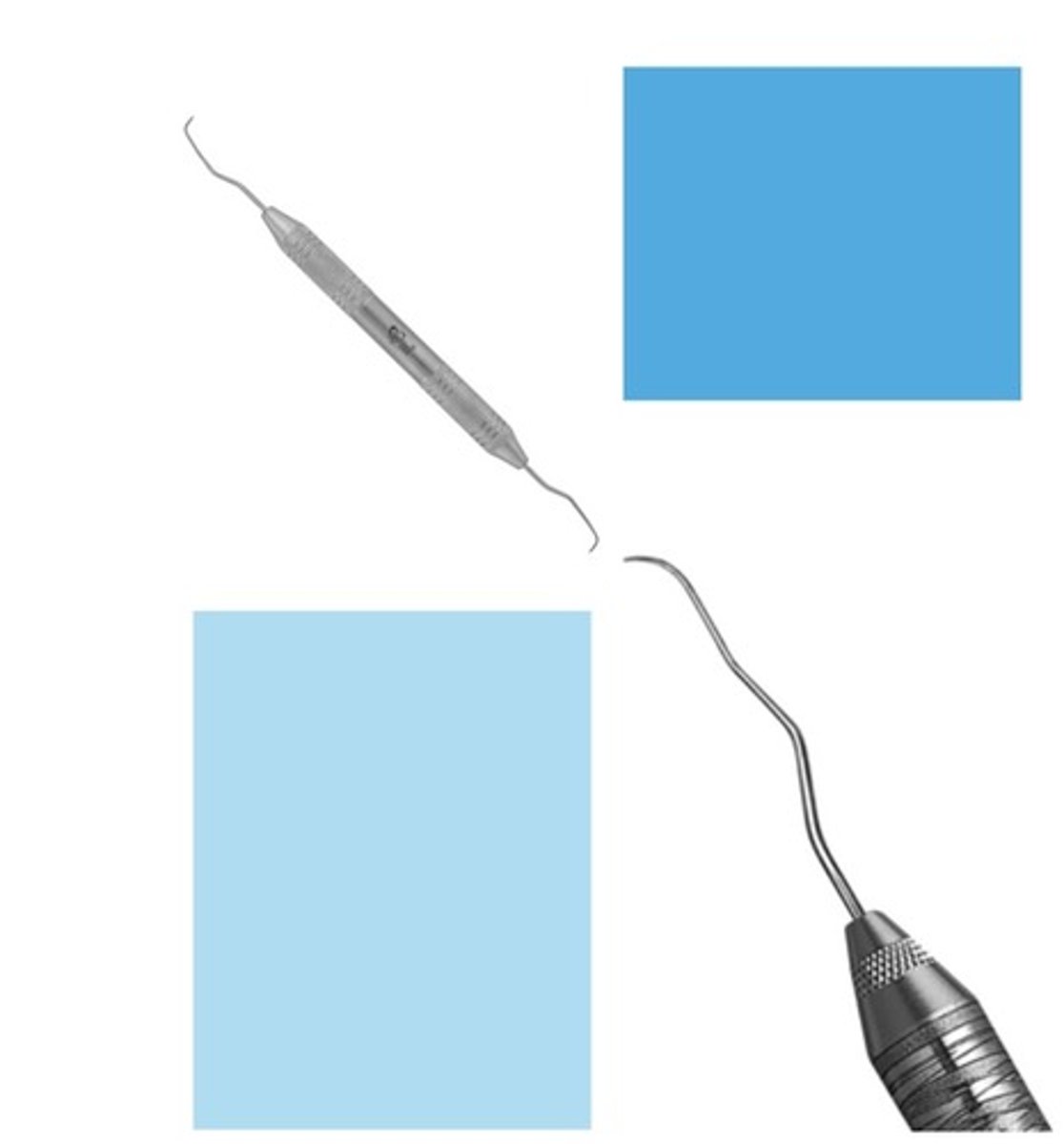<p>Examine teeth for decay, calculus, and furcations</p>