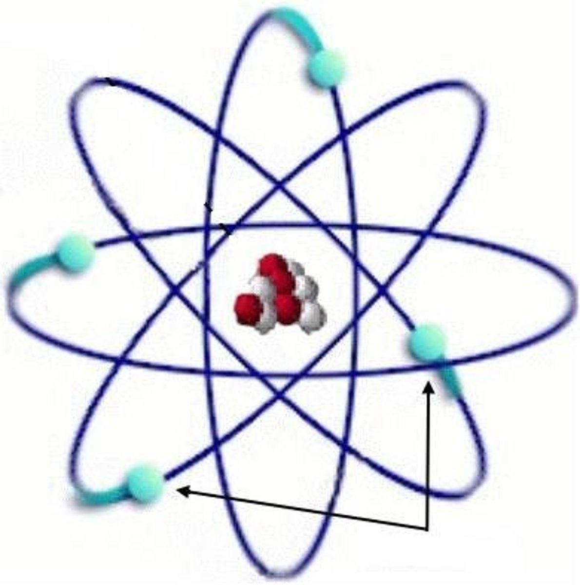 <p>A subatomic particle that has a negative charge found outside of an atom's nucleus</p>