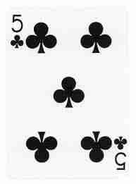 <p>5 of clubs. </p>