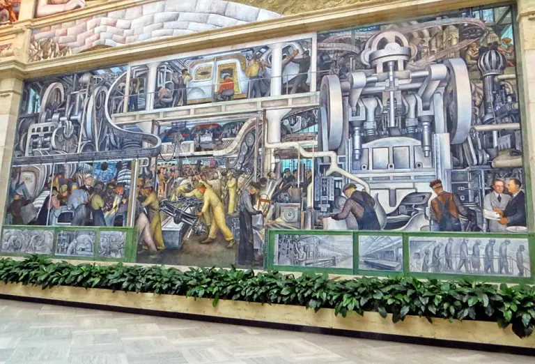 <p><span>Diego Rivera's painting </span><em>Detroit Industry</em><span> is a fresco painting. (True or false) </span></p>