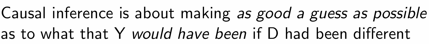 <p>What is the ‘would have been’ formally known as?</p>