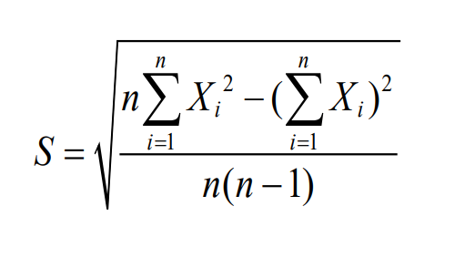 <p>This is the ungrouped technique and alternative formulas can be used (however are typically more complex</p>