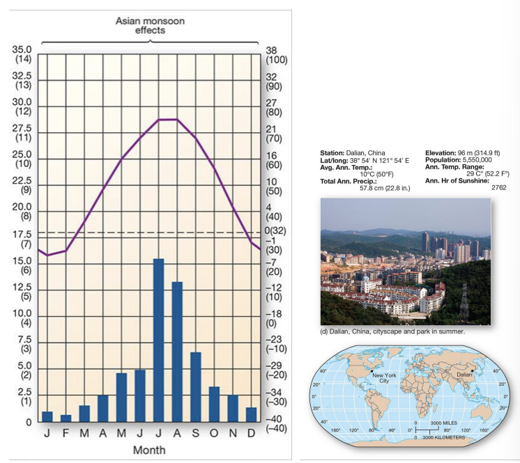 <p>what is an example of a <strong>Dw </strong>climate?</p>