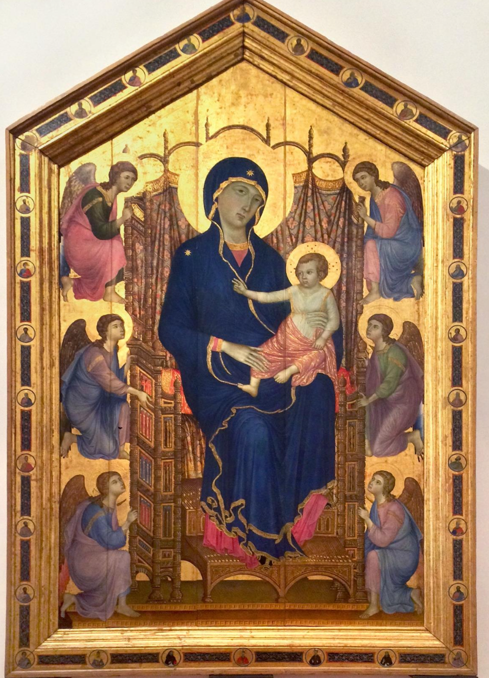 <p>Rucellai Madonna 1285 (commissioned by Domincans)</p>