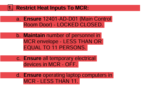 <p>Locked Closed door D01</p><p>≤11 people</p><p>≤Laptops</p><p>No Temp. Electrical Loads</p>