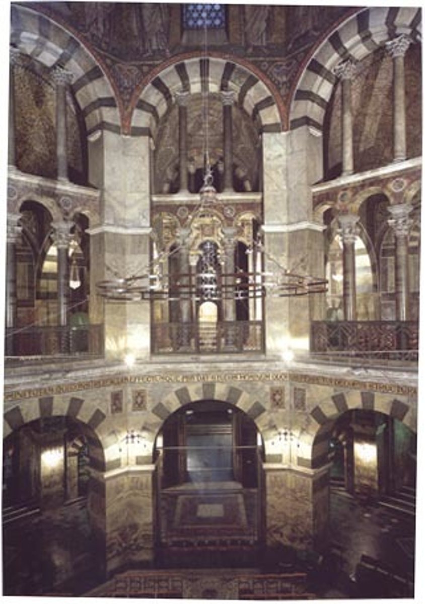 <p>Palatine Chapel, Aachen, Germany, 8th - 9th Cen CE, Carolingian</p>