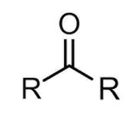 <p>oxygen double bonded</p>